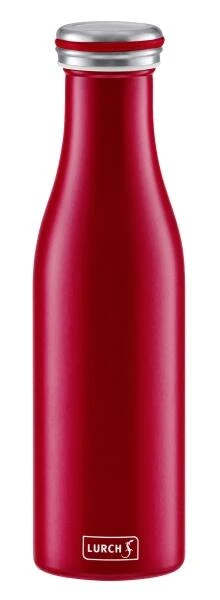 Lurch Isolierflasche In Bordeaux, Doppelwandig 750 Ml / 29,5 Cm / 7,4 Cm